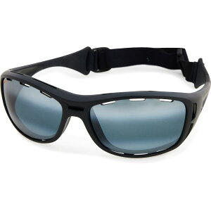 (���) �}�E�C �W�� ���C�h �C�� �C�^���[ �E�H�[�^�[�}�� �T���O���X - �|�[�����C�Y�h MAUI JIM Made in Italy Waterman Sunglasses - Polarized Black/Black/Grey