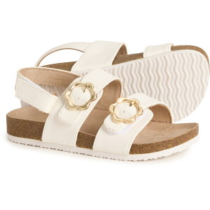 (���) �K�[���Y �M���K�� �T���_�� White Mountain Kids Girls Gingham Sandals White