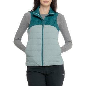 (���) �t���C���[ ���[���� �_�E�� �x�X�g - 600 �t�B�� �p���[ Flylow Laurel Down Vest - 600 Fill Power Greedo/Sage