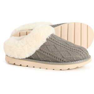 (���) ���C�����J�i�f�B�A�� ���f�B�[�X �A���o�[ �X�J�t �X���b�p Royal Canadian women Amber Scuff Slippers (For Women) Grey