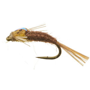 (���) �A���v�J �o�[�� �_�[�N �o�b�N �G�}�[�W���[ �~�b�W �t���C - �_�Y�� UMPQUA Barr Dark Back Emerger Midge Fly - Dozen Multi