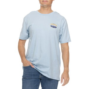 (���) �A���A�b�g �I�O�f�� �o���[ �o�b�W T-�V���c - �V���[�g �X���[�u Ariat Ogden Valley Badge T-Shirt - Short Sleeve Light Blue