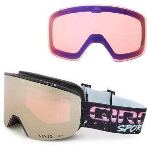(���) �W�� �A�N�V�X �X�L�[ �S�[�O���Y - �G�N�X�g�� �����Y Giro Axis Ski Goggles - Extra Lens Purple Syndrome