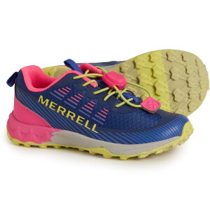 (���) ������ �{�[�C�Y �A���h �K�[���Y �A�W���e�B �s�[�N �n�C�L���O �V���[�Y Merrell Boys and Girls Agility Peak Hiking Shoes Cobalt/Pink