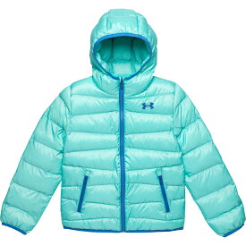 (取寄) アンダーアーマー ビッグ ガールズ プライム パファー ジャケット - インサレーテッド Under Armour Big Girls Prime Puffer Jacket - Insulated Neo Turquoise