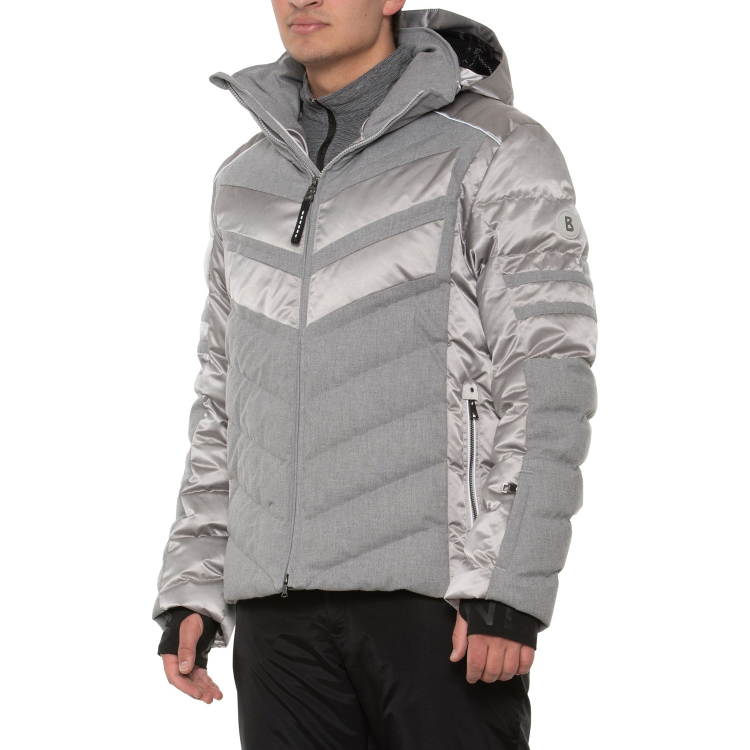 (取寄) ボグナー ダウン スキー ジャケット インサレーテッド Bogner Brac-D Down Ski Jacket Insulated  Light Grey