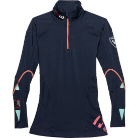 (取寄) ロシニョール コンプレッション レース シャツ - ジップ ネック, ロング スリーブ Rossignol Infini Compression Race Shirt - Zip Neck, Long Sleeve Eclipse