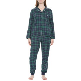 (取寄) テルライドクロージングカンパニー コットン フランネル パジャマ - ロング スリーブ Telluride Clothing Company Cotton Flannel Pajamas - Long Sleeve North Pole Plaid