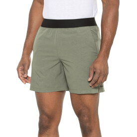 (取寄) アシックス トレーニング ショーツ - 7インチ ASICS Training Shorts - 7” Olive Leaf/Nagashi/Blk