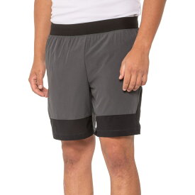 (取寄) アシックス インセット トレーニング ショーツ - 7インチ ASICS Inset Training Shorts - 7” Graphite Grey/Black