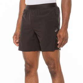 (取寄) アシックス ウーブン ランニング ショーツ - 7インチ ビルト-イン ライナー ショーツ ASICS Woven Running Shorts - 7”, Built-In Liner Shorts Black