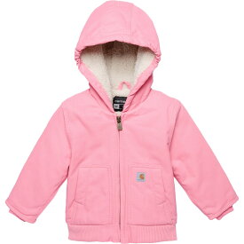 (取寄) カーハート インファント アンド トドラー ガールズ アクティブ ジャケット - インサレーテッド Carhartt Infant and Toddler Girls CP9566 Active Jacket - Insulated Pink Lemonade