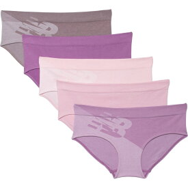 (取寄) ニューバランス シームレス パンティ - 5-パック, ヒップスター New Balance Seamless Panties - 5-Pack, Hipster Canyon Violet Canyon Violet Desert Rose Desert Ros