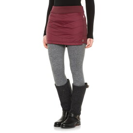 (取寄) スマートウール スマートロフト プル-オン スカート - インサレーテッド SmartWool Smartloft Pull-On Skirt - Insulated Black Cherry