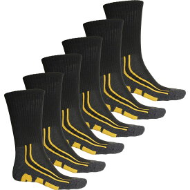 (取寄) キャタピラー メンズ オーバーサイズ ロゴ ハーフ-クッション ソックス Caterpillar men Oversized Logo Half-Cushion Socks (For Men) Black