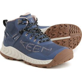(取寄) キーン レディース ネクシス エボ ミッド ハイキング ブーツ Keen women NXIS Evo Mid Hiking Boots (For Women) Vintage Indigo/Harbor Gray