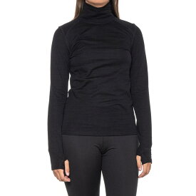 (取寄) テラマー メリノ ウールスキンズ ベース レイヤー タートルネック - Upf 50, ロング スリーブ Terramar Merino Woolskins Base Layer Turtleneck - UPF 50, Long Sleeve Black