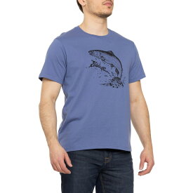 (取寄) エディーバウアー エディズ フィッシング キャンプ グラフィック T-シャツ - ショート スリーブ Eddie Bauer Eddie's Fishing Camp Graphic T-Shirt - Short Sleeve Bluebird