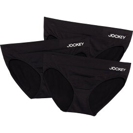 (取寄) ジョッキー シーム-フリー パンティ - 3-パック, ビキニ ブリーフ Jockey Seam-Free Panties - 3-Pack, Bikini Brief Black