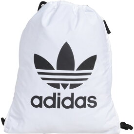 (取寄) アディダス オリジナルス トレフォイル サックパック - ホワイト-ブラック adidas Originals Trefoil Sackpack - White-Black White/Black