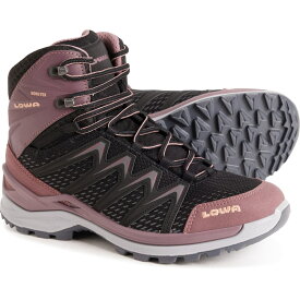 (取寄) ローバー レディース イノックス プロ ミッド ゴア-テックス ハイキング シューズ Lowa women Innox Pro Mid Gore-Tex Hiking Shoes (For Women) Black/Brown Rose