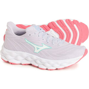 (���) �~�Y�m ���f�B�[�X �~�Y�m �E�F�[�u �X�J�C 8 �����j���O �V���[�Y Mizuno women Wave Sky 8 Running Shoes (For Women) Thistle-White