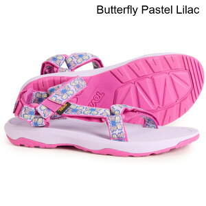 (���) �e�o �L�b�Y �e�o �K�[���Y �n���P�[�� Xlt 2 �T���_�� Teva kids Girls Hurricane XLT 2 Sandals Butterfly Pastel Lilac
