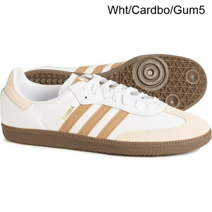 (���) �A�f�B�_�X �����Y �A�f�B�_�X �T���o OG �X�j�[�J�[ - ���U�[ adidas men Samba OG Sneakers - Leather (For Men) Wht/Cardbo/Gum5