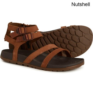 (���) �`���R ���f�B�[�X �`���R ���[�_�E�� �X�g���b�v �n�C �T���_�� - �k�o�b�N Chaco women Lowdown Strappy High Sandals - Nubuck (For Women) Nutshell
