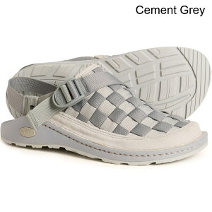 (���) �`���R �����Y �`���R �L���j�I�� �E�[�u�� �N���b�O�X Chaco men Canyon Woven Clogs (For Men) Cement Grey