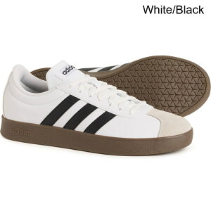 (���) �A�f�B�_�X ���f�B�[�X �A�f�B�_�X Vl �R�[�g �x�[�X �X�j�[�J�[ - ���U�[ adidas women VL Court Base Sneakers - Leather (For Women) White/Black