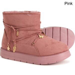 (���) �L�b�Y �O���C�X�g�[�� �r�b�O �K�[���Y �e�C���[ �V�A�����O �u�[�c Greystone kids Big Girls Taylor Shearling Boots Pink