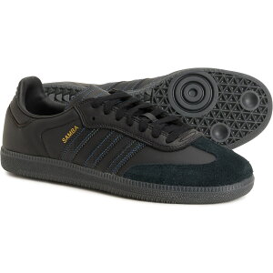 (���) �A�f�B�_�X �����Y �A�f�B�_�X �T���o ADV �X�P�[�g�{�[�h �V���[�Y - ���U�[ adidas men Samba ADV Skateboard Shoes - Leather (For Men) Core Black