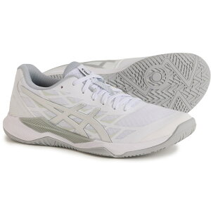 (���) �A�V�b�N�X ���f�B�[�X �A�V�b�N�X �Q��-�^�N�e�B�b�N 12 �o���[�{�[�� �V���[�Y ASICS women Gel-Tactic 12 Volleyball Shoes (For Women) White_Pure Silver