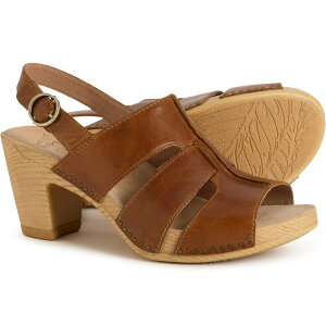 (���) �_���X�R ���f�B�[�X �_���X�R �^�`�A�i �T���_�� - ���U�[ Dansko women Tatiana Sandals - Leather (For Women) Tan Pull Up