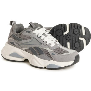 (���) ���[�{�b�N �����Y ���[�{�b�N �`���[�W �X�j�[�J�[ - ���U�[ Reebok men Charge Sneakers - Leather (For Men) Grey2_Grey4_Vector Red