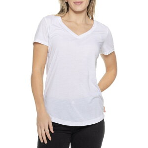 (���) ���� ���f�B�[�X �G�u���f�C V-�l�b�N T-�V���c - �V���[�g �X���[�u Lole women Everyday V-Neck T-Shirt - Short Sleeve White-W101