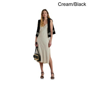 (���) �����t�E���[���� �|���J�h�b�g�T�e���V�������[�X�X���b�v�h���X lauren ralph lauren Polka-dot Satin Charmeuse Slip Dress