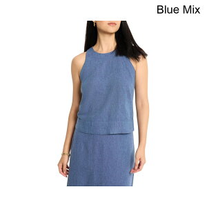 (���) �j�b�N+�]�[�C �v�`�����o���l���|�b�v�I���^���N nic+zoe Petite Rumba Linen Pop On Tank