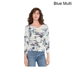 (���) �j�b�N+�]�[�C �E�H�[�^�[�����[�Y�|�C���g�G���Z�[�^�[ nic+zoe Water Lilies Pointelle Sweater