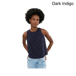 (���) �j�b�N+�]�[�C �_�C�������h�A�C���b�g�g�b�v nic+zoe Diamond Eyelet Top