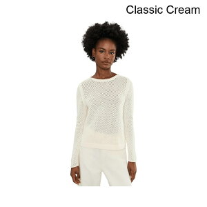 (���) �j�b�N+�]�[�C �u���[�Y�E�F�C���b�V���Z�[�^�[ nic+zoe Breezeway Mesh Sweater
