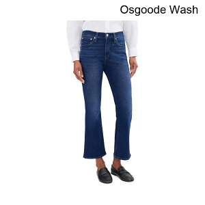 (���) ���C�h�E�F�� �I�X�O�b�h�̃X�g���b�`�t���A�N���b�v�W�[���Y madewell The Stretch Flare Crop Jean in Osgoode