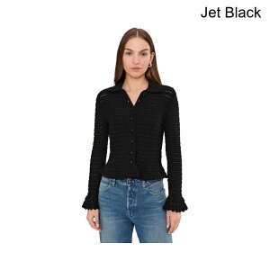 (���) ���C�h�E�F�� �|�C���g�G���j�b�g�y�v�����J�[�f�B�K�� madewell Pointelle-Knit Peplum Cardigan
