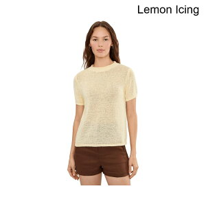 (���) 525�A�����J �t�F�C���[���h�G�b�W�Z�[�^�[�e�B�[ 525 america Faye Rolled Edge Sweater Tee