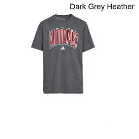 (取寄) アディダス カレッジアーチヘザーTシャツ（ビッグキッズ） adidas Collegiate Arch Heather Tee (Big Kid)