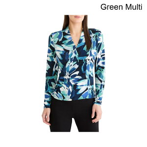 (���) �j�b�N+�]�[�C �M���F���j�[ �j�b�g���b�v�g�b�v nic+zoe Giverny Knit Wrap Top