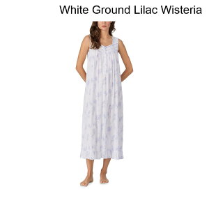 (���) �A�C���[���E�E�G�X�g �R�b�g�����[���X���[�u���X�o���G�i�C�g�K�E�� eileen west Cotton Lawn Sleeveless Ballet Nightgown
