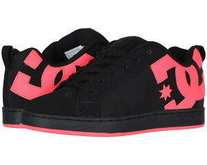 (���) DC ���f�B�[�X �R�[�g �O���t�B�b�N w DC women Court Graffik W Black/Hot Pink