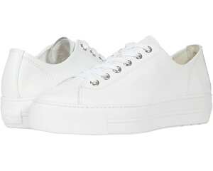 (���) �|�[���O���[�� ���f�B�[�X �r�N�X�r�[ �X�j�[�J�[ Paul Green women Bixby Sneakers White Leather